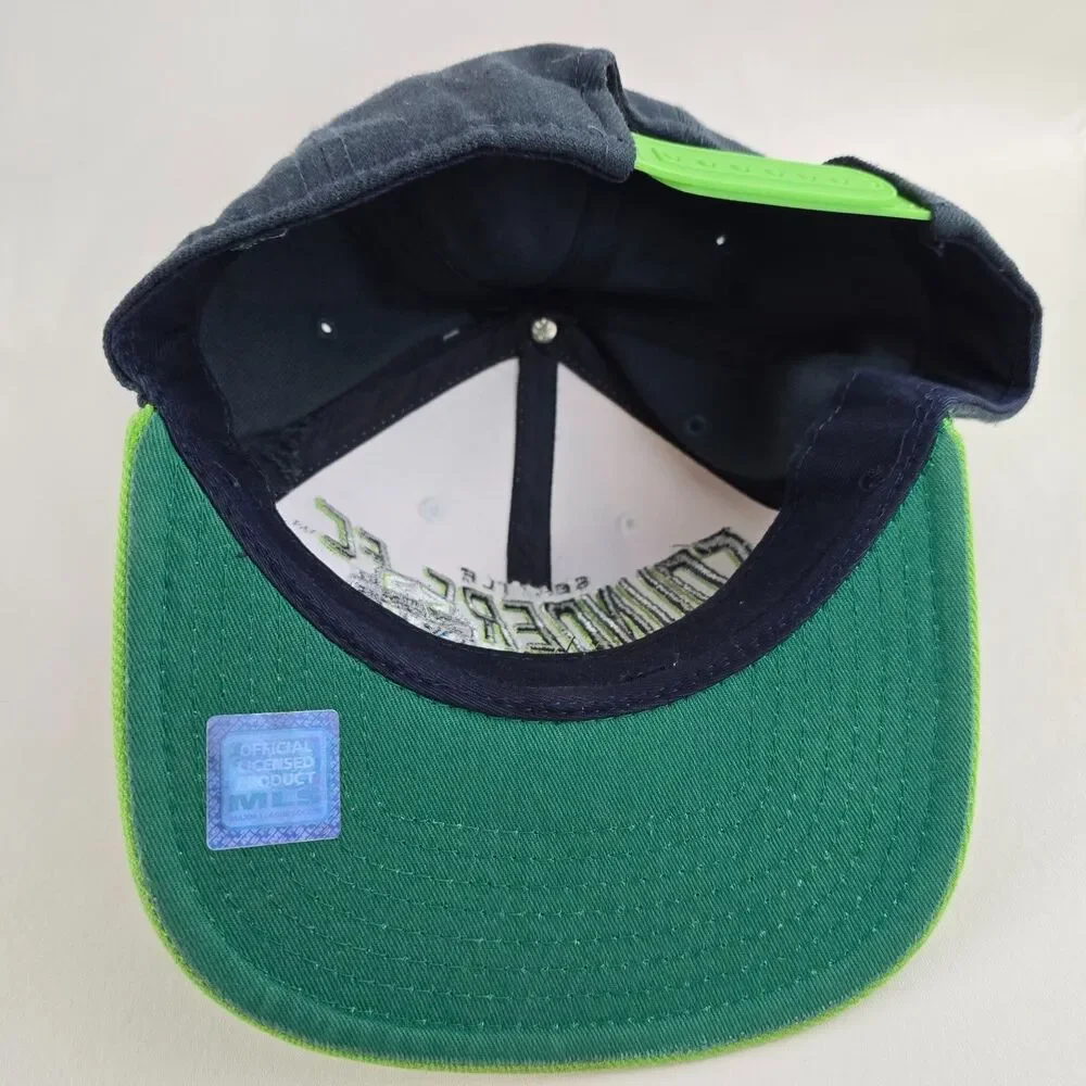 Seattle Sounders FC Hat Men Adidas Snapback Cap MLS Soccer Green Adjustable Wool